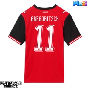 Rakousko Michael Gregoritsch #11 Domácí Dres MS 2026 Krátký Rukáv